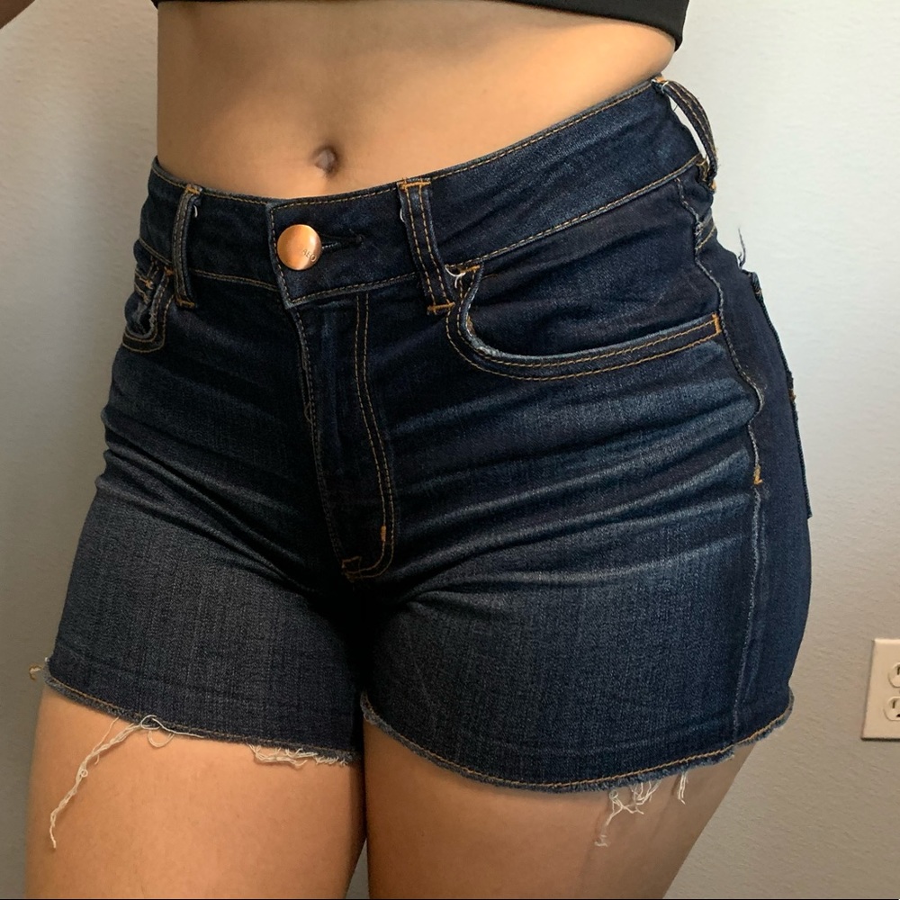 American Eagle Dark Wash Shorts